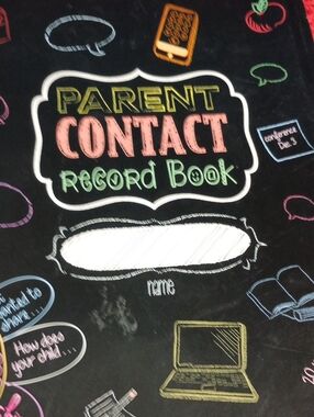 Parent contact Record Book